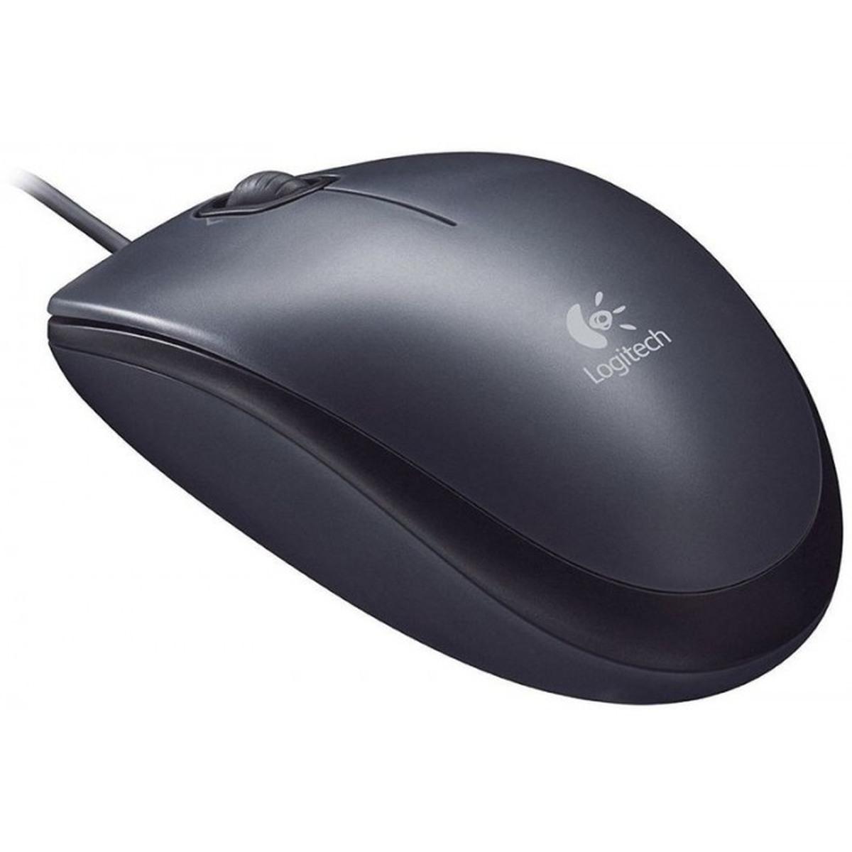 Logitech M90 1000 dpi - 3 pulsanti - Uso ambidestro - Colore grigio