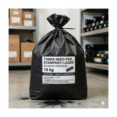 Toner in sacco da 20Kg per Brother TN3380, TN3390, TN3512 (2x10Kg) (B-210)