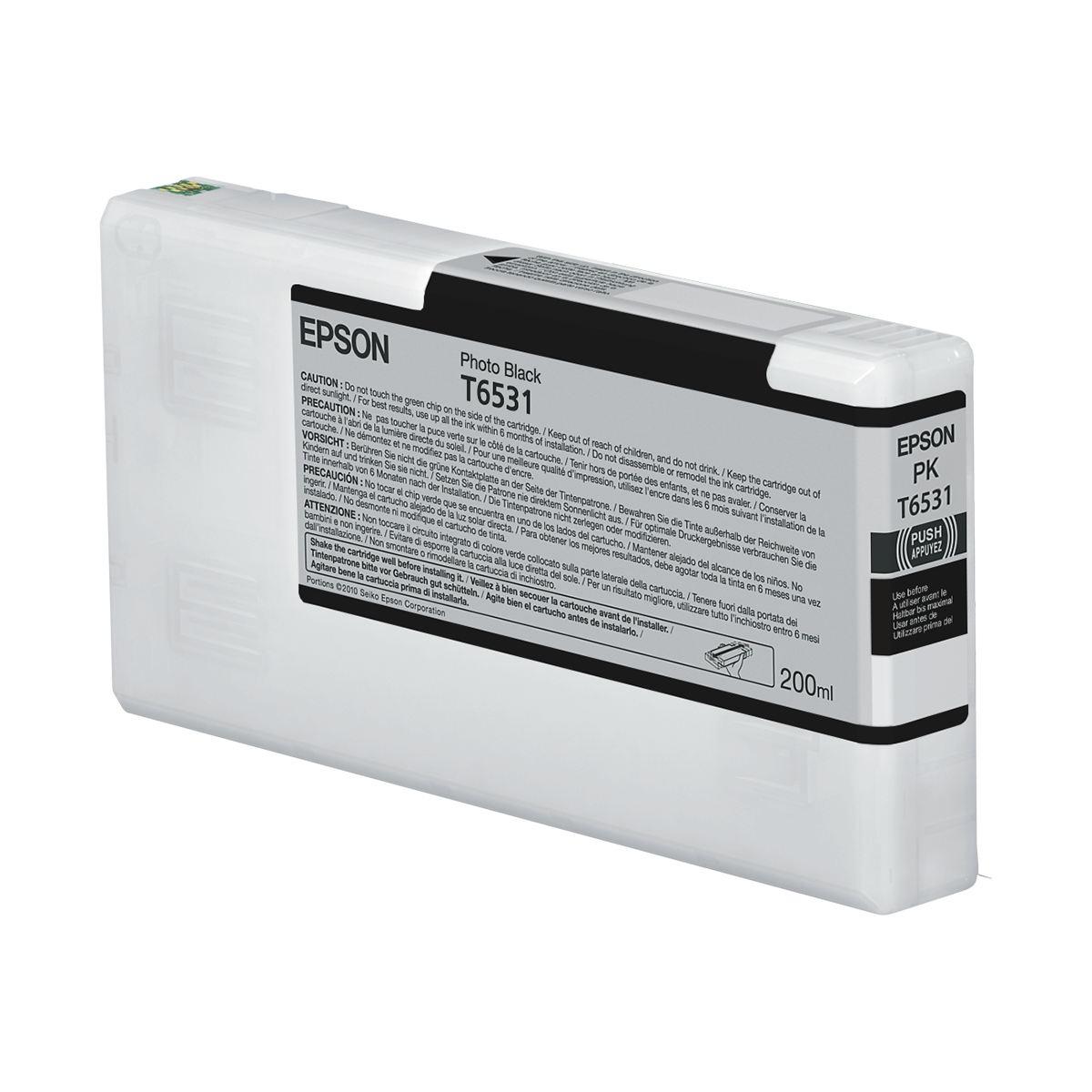 Cartuccia Originale (C13T653100, T6531) EPSON Stylus Pro 4900 (200ml) NEROFOTO