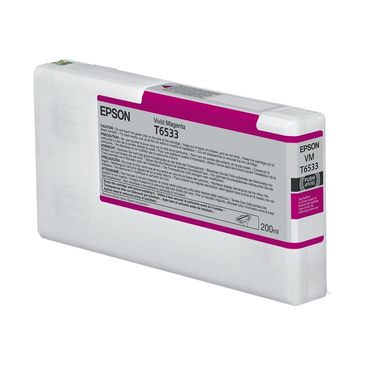 Cartuccia Originale (C13T653300, T6533) EPSON Stylus Pro 4900 (200ml) MAGENTA