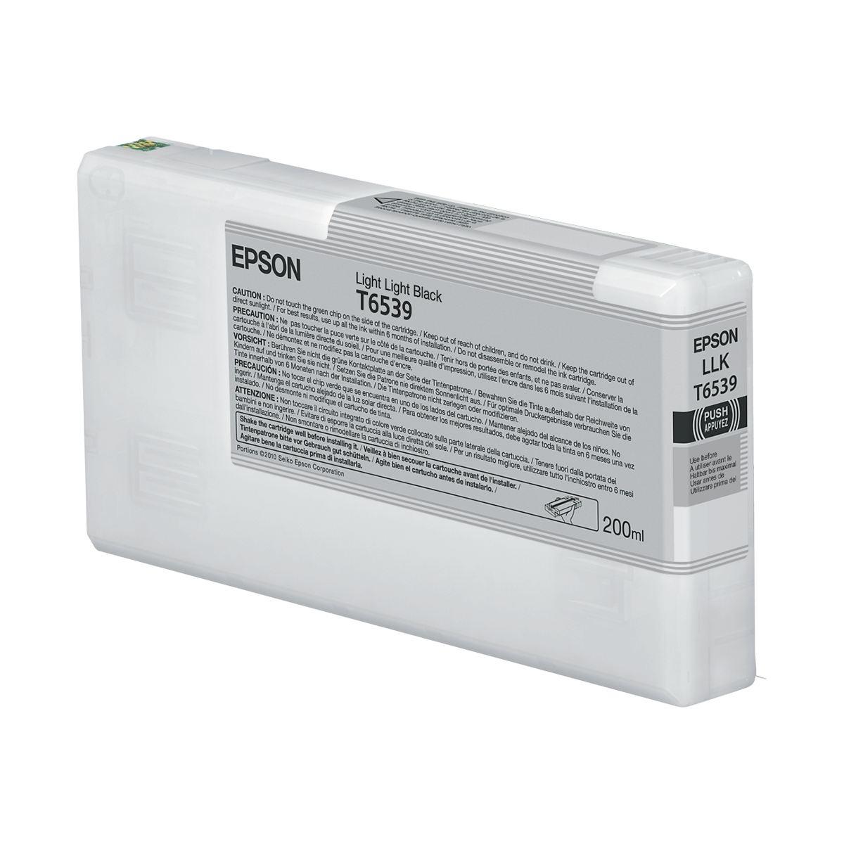 Cartuccia Originale (C13T653900, T6539) EPSON Stylus Pro 4900 (200ml) NERO LIGHT