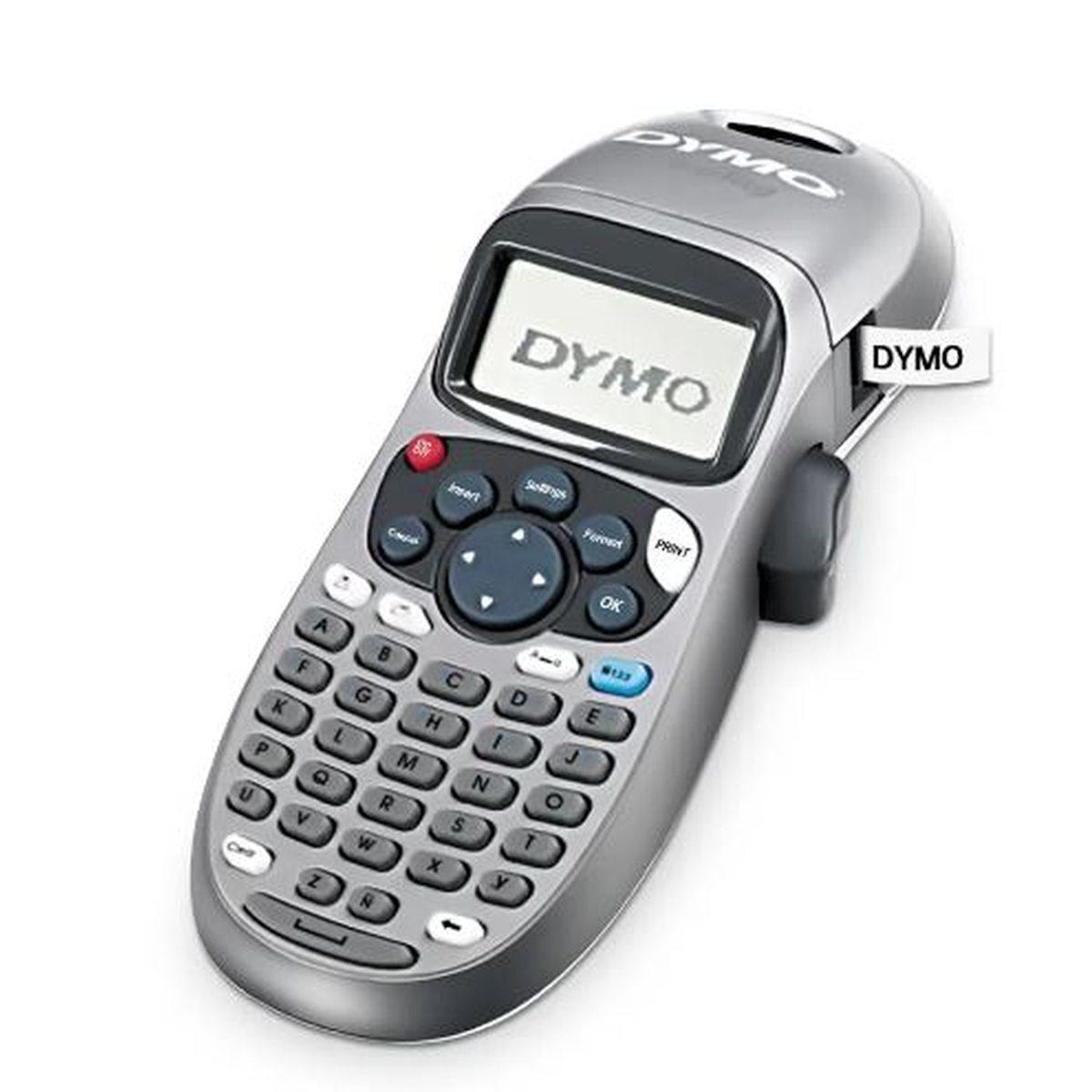 Stampante per etichette portatile Dymo LetraTag LT100H - Schermo LCD - Velocità 6,8 mm/sec - Stampa su 2 righe - Memoria per 9 etichette