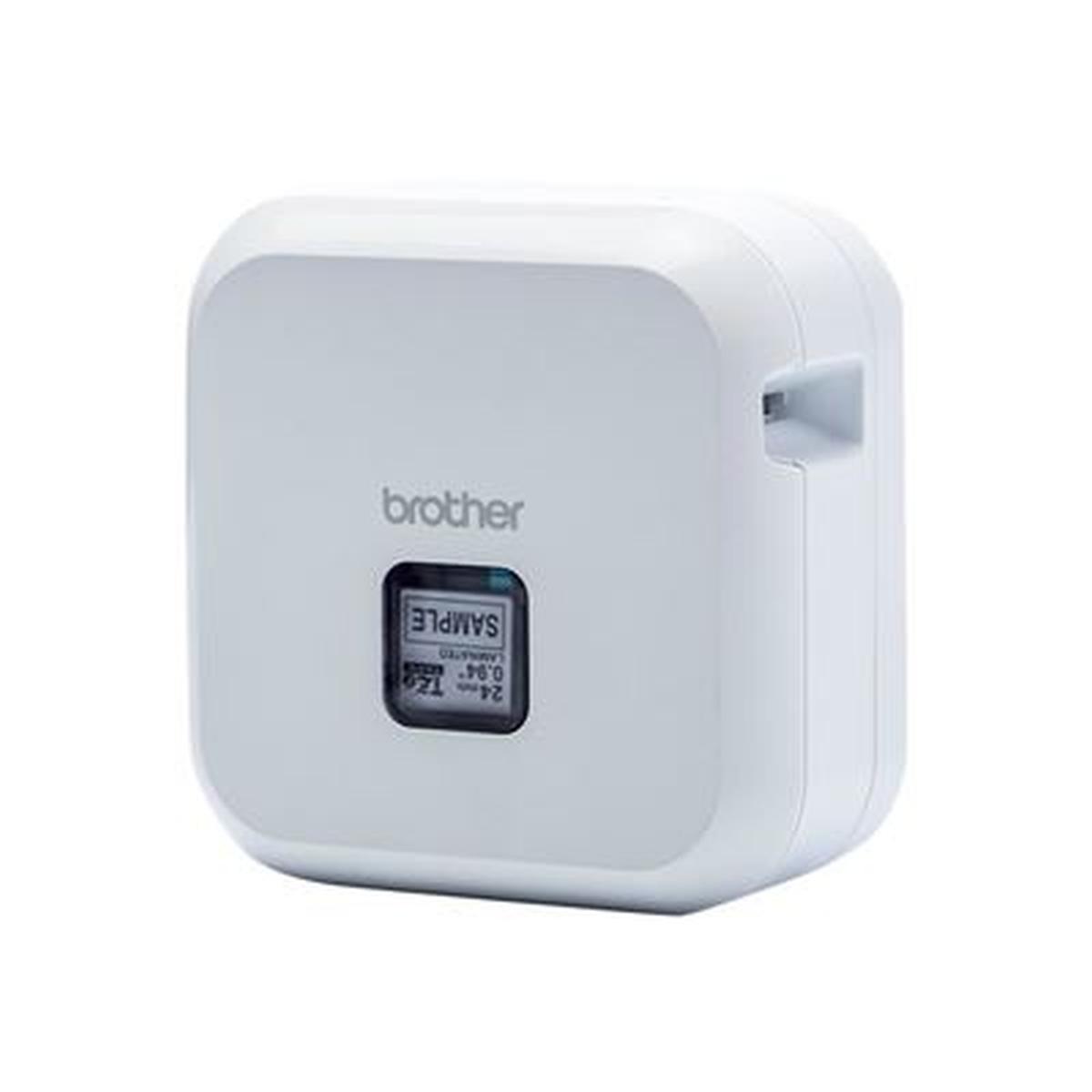 Etichettatrice elettronica portatile USB Bluetooth Cube Brother PT-P710BTH - Risoluzione 180 dpi - Velocità 20 mm - Batteria ricaricabile - Colore bianco