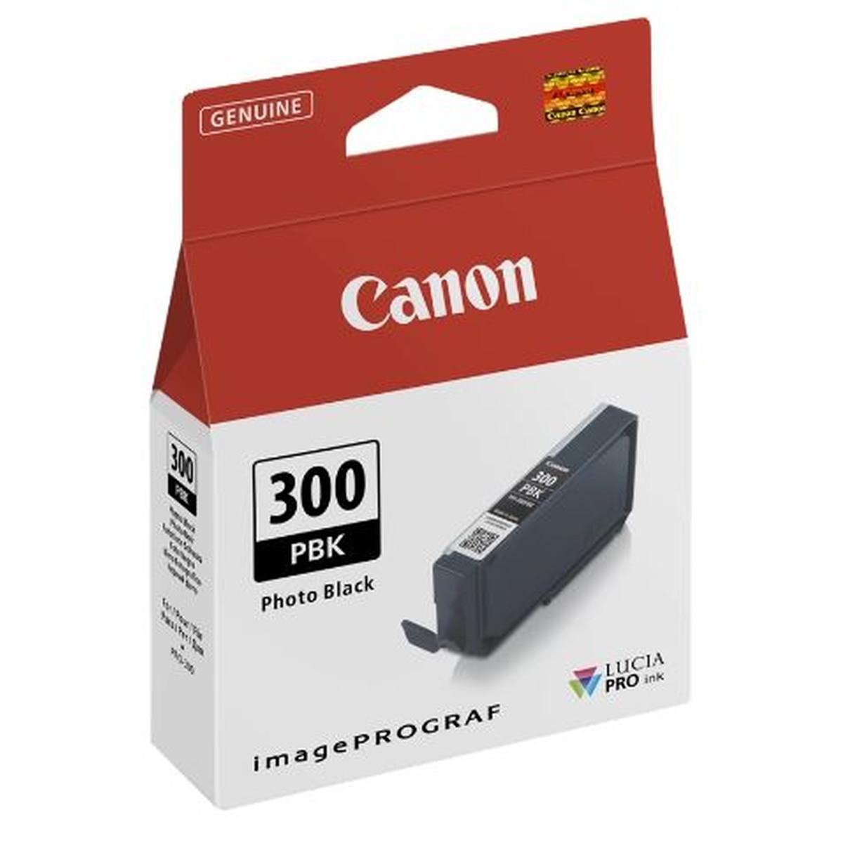 Cartuccia Originale (4193C001, PFI-300PBK) CANON iPF PRO-300 (14ml) NERO FOTO