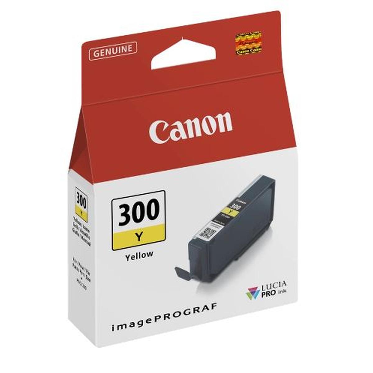 Cartuccia Originale (4196C001, PFI-300Y) CANON iPF PRO-300 (14ml) GIALLO