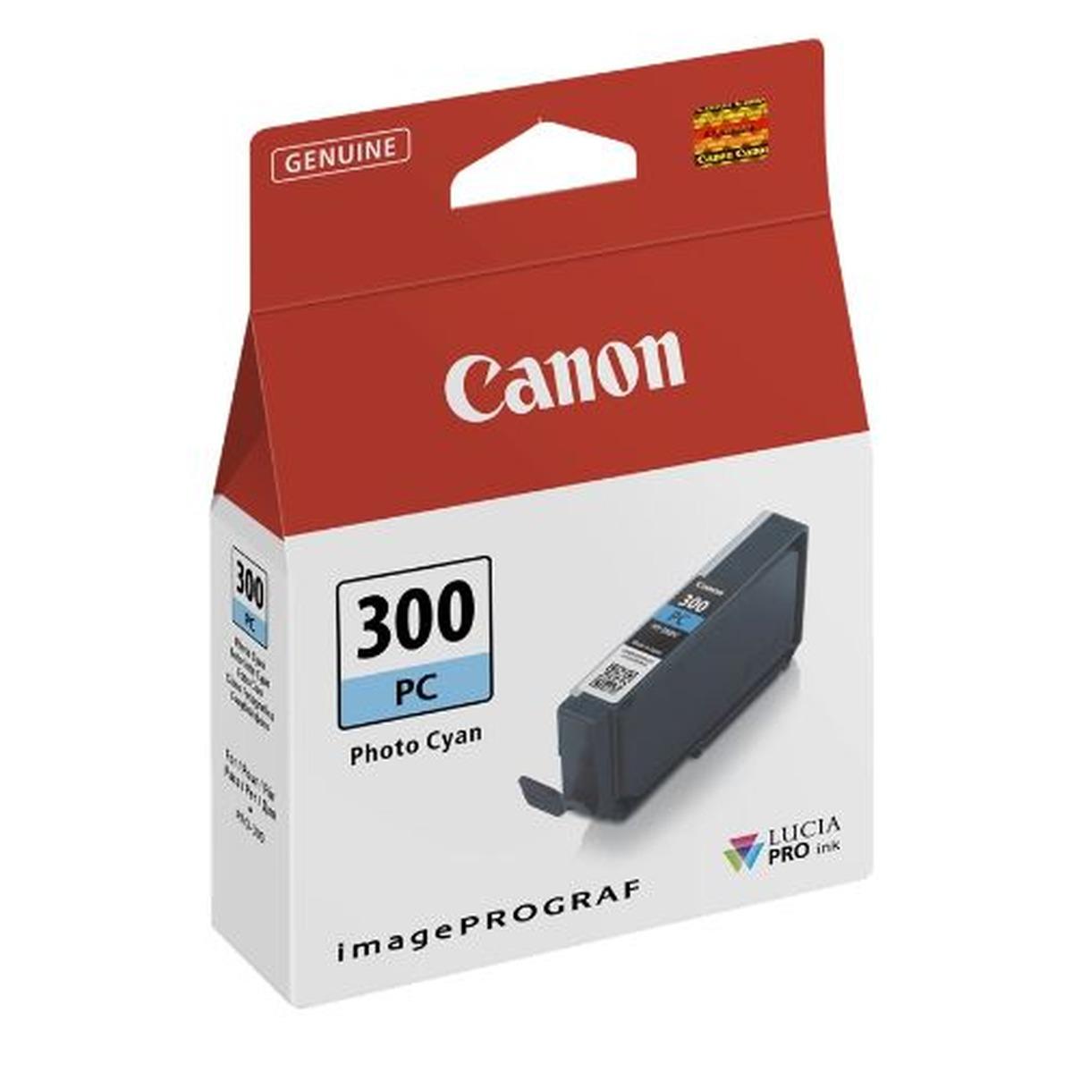 Cartuccia Originale (4197C001, PFI-300PC) CANON iPF PRO-300 (14ml) CIANO FOTO