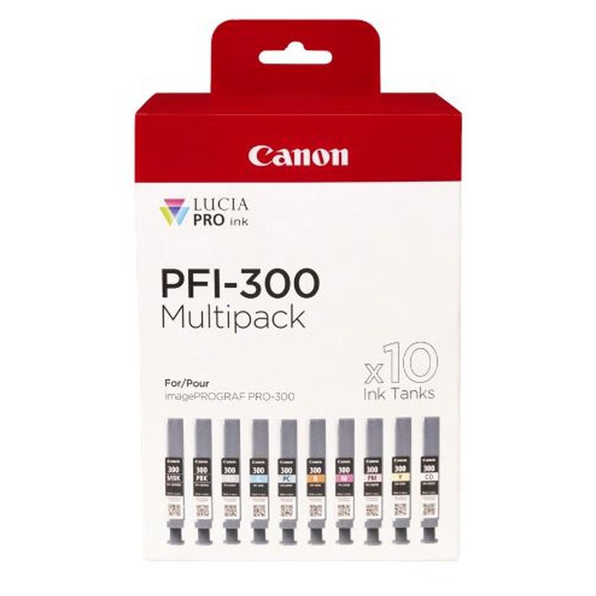 Multipack Cartuccia Originale (4192C008, PFI-300) CANON iPF PRO-300