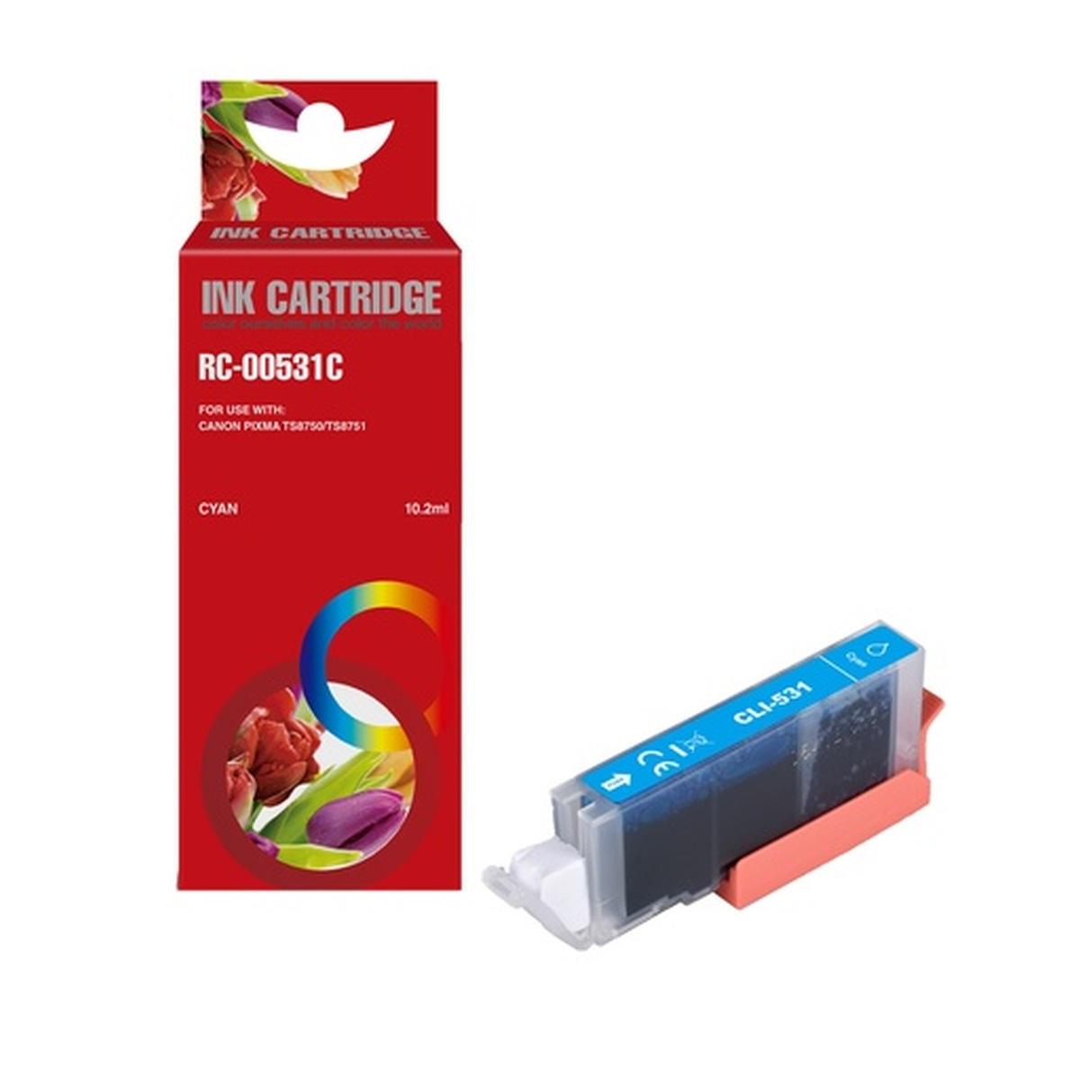 Cartuccia Compatibile (6119C001, CLI-531C) per CANON Pixma TS8750 | CIANO