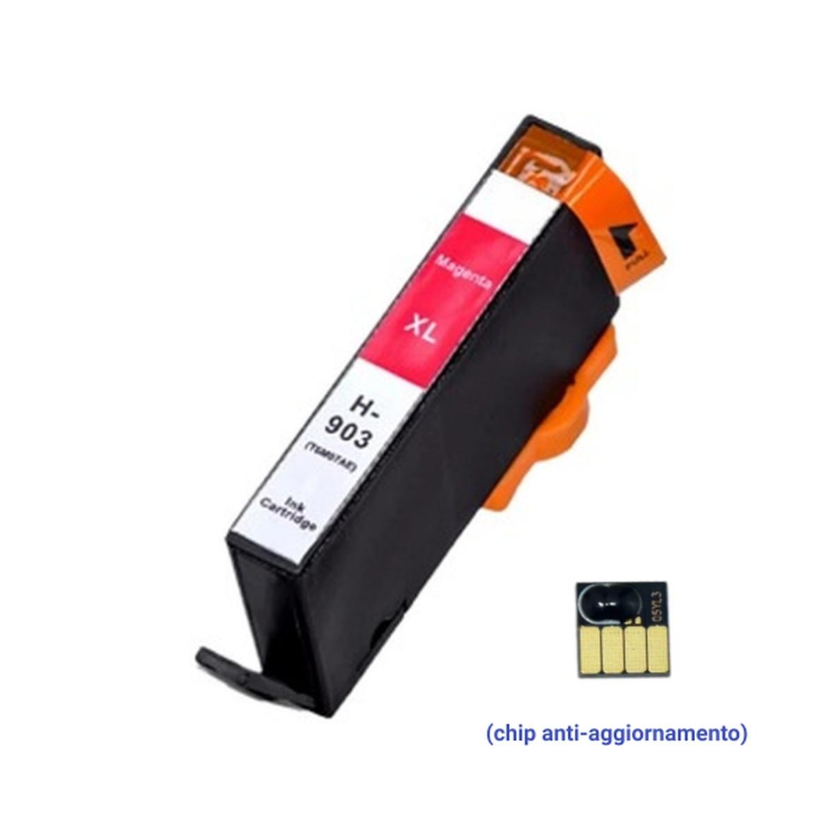 Cartuccia Compatibile (T6M07AE, 903XLM) per HP OfficeJet Pro 6860 (825Pag.) MAGENTA (chip anti-aggiornamento)