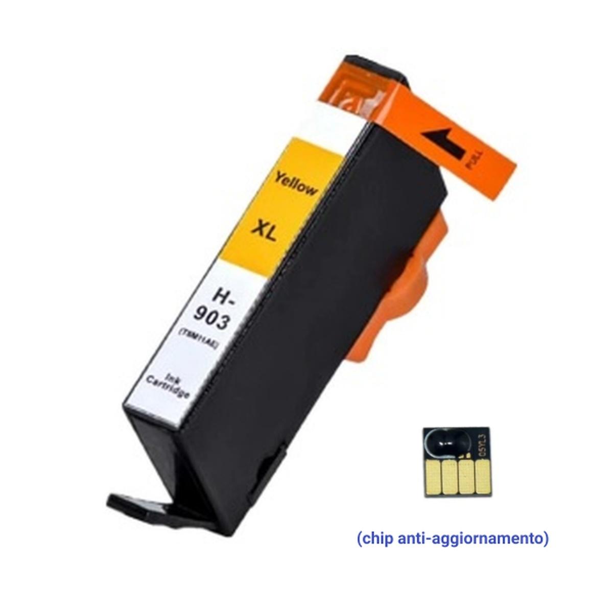 Cartuccia Compatibile (T6M11AE, 903XLY) per HP OfficeJet Pro 6860 (825Pag.) GIALLO (chip anti-aggiornamento)