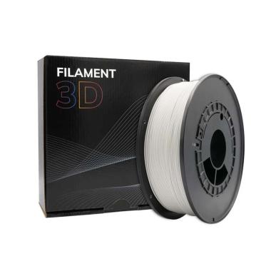 Filamento PLA 3D - Diametro 1,75mm - Bobina 1kg - Colore Grigio Chiaro