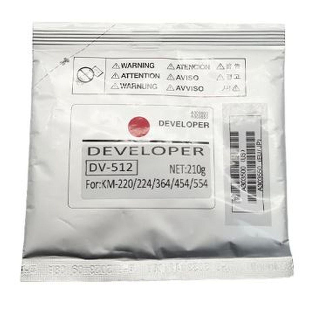 Developer Compatibile (A2XN0ED, DV512M) per MINOLTA C224 (210gr) MAGENTA