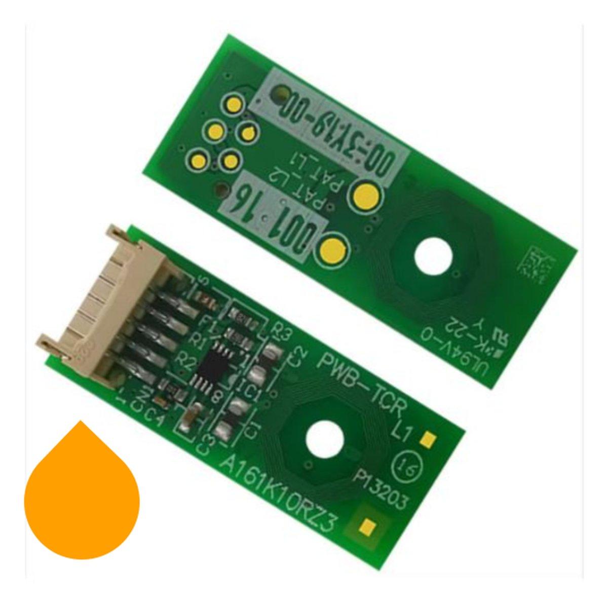 Chip Reset Unità Immagine (IUP24) per MINOLTA bizhub C3351 | 60K | Giallo