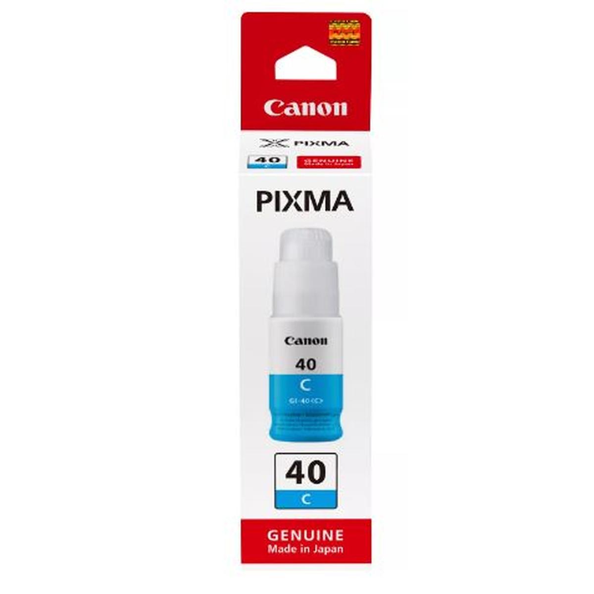 Inchiostro Originale (3400C001, GI40, GI40C) CANON Pixma G5040 | 170ml | CIANO