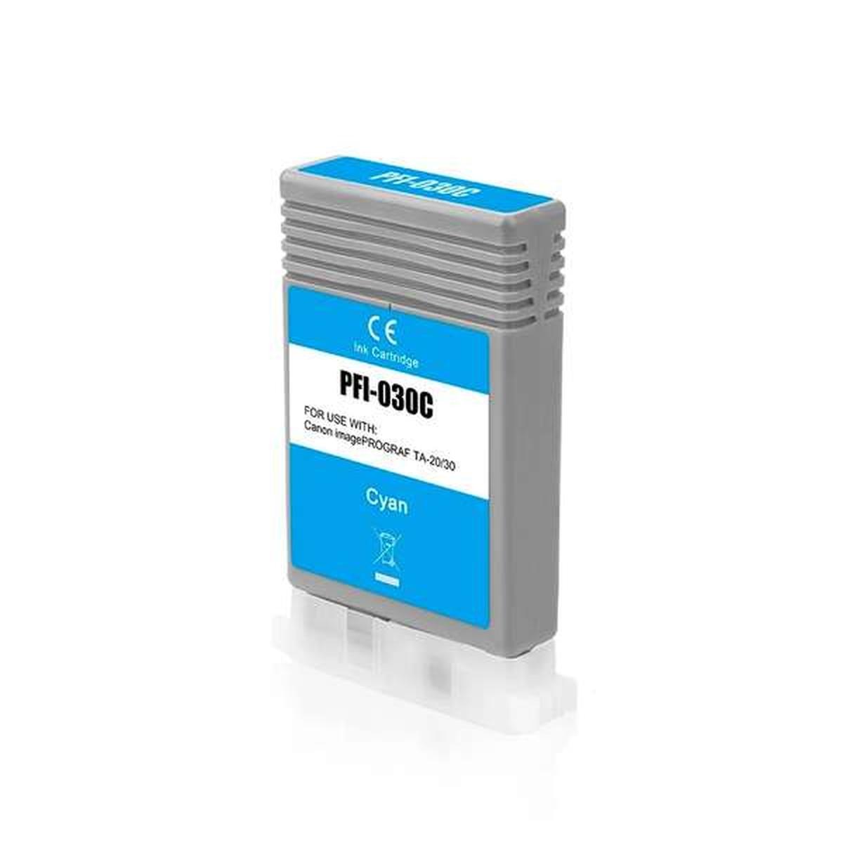 Cartuccia Compatibile (PFI-030C, 3490C001) per CANON imagePROGRAF TA-20 | CIANO