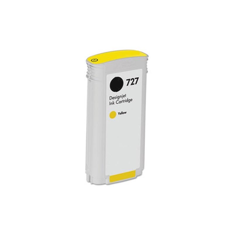 Cartuccia Plotter Compatibile (B3P21A, F9J78A, 727) per HP DesignJet T1500 ePrinter (130ml) GIALLO