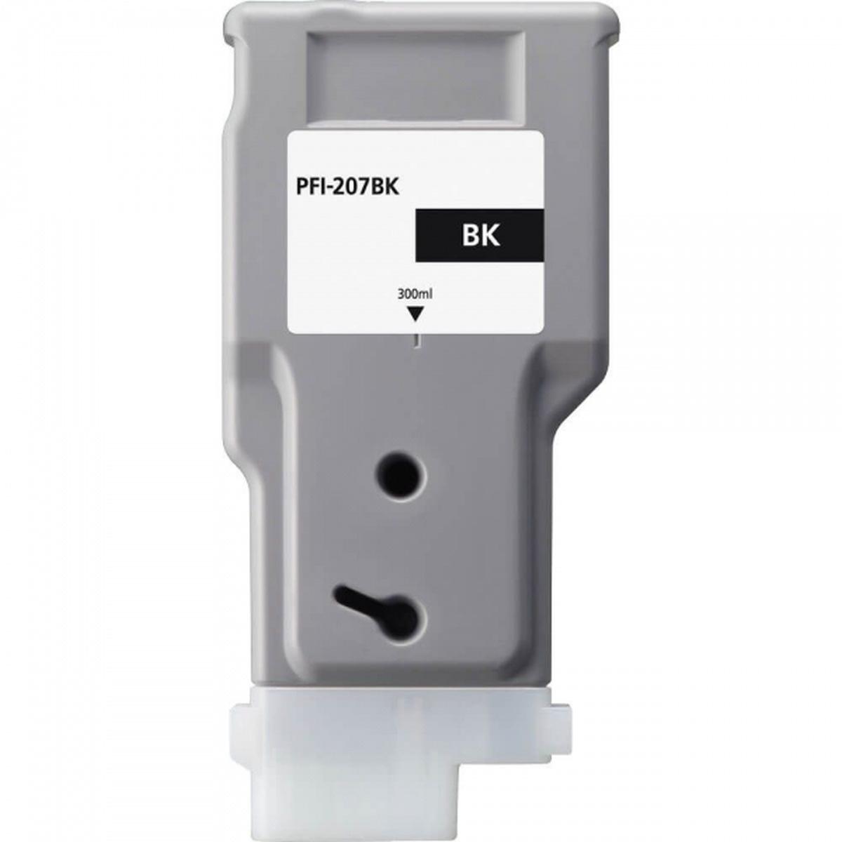 Cartuccia Rigenerata (PFI-207BK, 8789B001) per CANON iPF780 (300ml) NERO XL