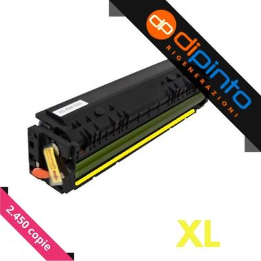 Toner Compatibile (W2212X, 207X) per HP Pro M255dw (2,45K) GIALLO XL - No chip