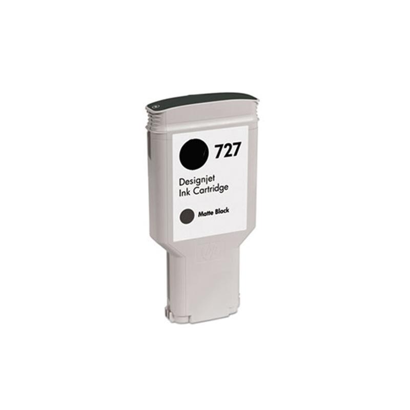 Cartuccia Plotter Compatibile (B3P23A, F9J79A, 727) per HP DesignJet T1500 ePrinter (130ml) NERO FOTO