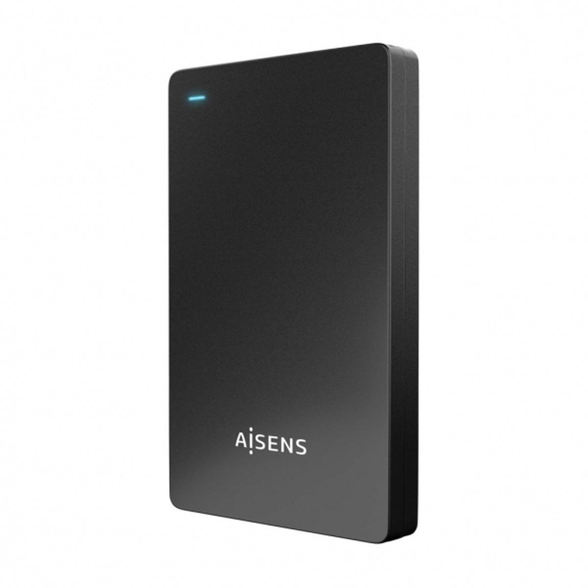 Box Esterno Modello Aisens per Dischi Rigidi - Installazione senza attrezzi - Plug and Play - Connessione USB-C USB 3.1 Gen1 - Velocità fino a 5,0 Gbps - Indicatore LED - Compatibi