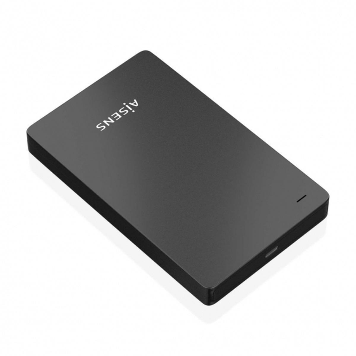 Box Esterno Modello Aisens per Dischi Rigidi - Installazione senza attrezzi - Plug and Play - Connessione USB-C USB 3.1 Gen1 - Velocità fino a 5,0 Gbps - Indicatore LED - Compatibi