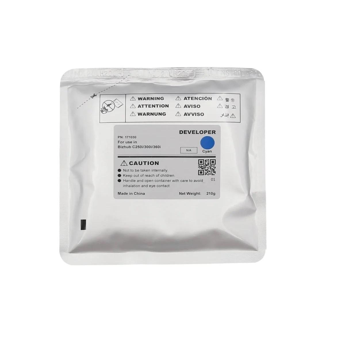 Developer Compatibile (DV315C, DV621C) per MINOLTA Bizhub C250i (210g) CIANO