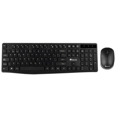 Tastiera NGS con 12 Tasti Multimediali - Cavo da 1,4 m - QWERTY Italiana - Colore Nero