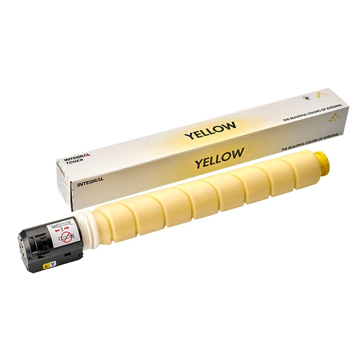 Toner Compatibile INTEGRAL (C-EXV58L, 3766C002AA) per CANON iR ADV DX C5840 (26K) GIALLO
