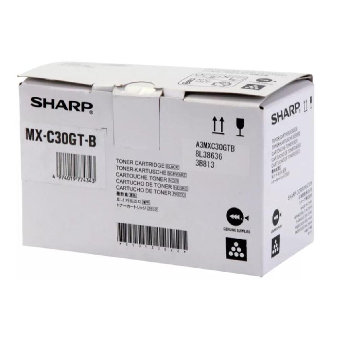 Toner Originale (MX-C30GTB) SHARP MX-C250 | 6K | NERO