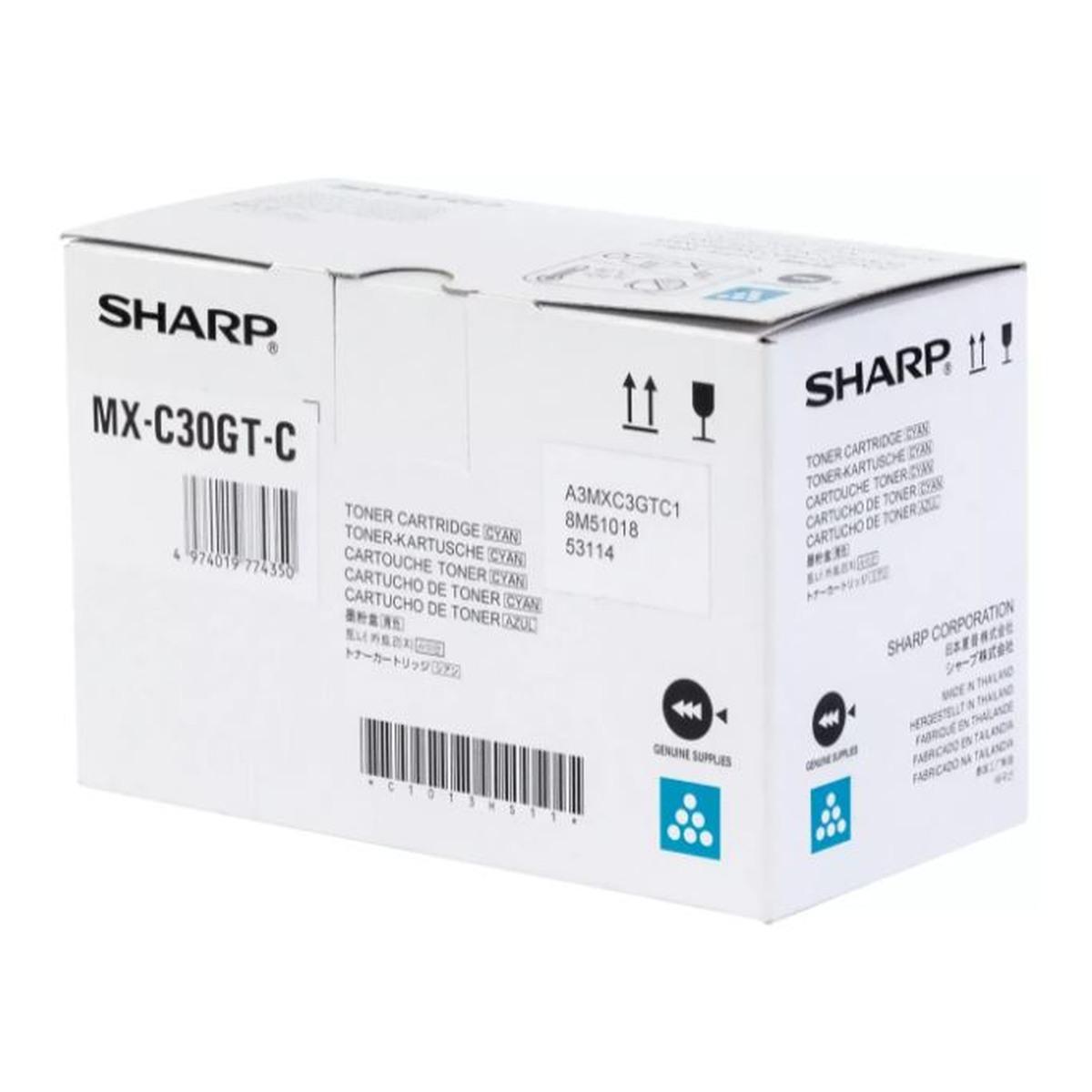 Toner Originale (MX-C30GTC) SHARP MX-C250 | 6K | CIANO
