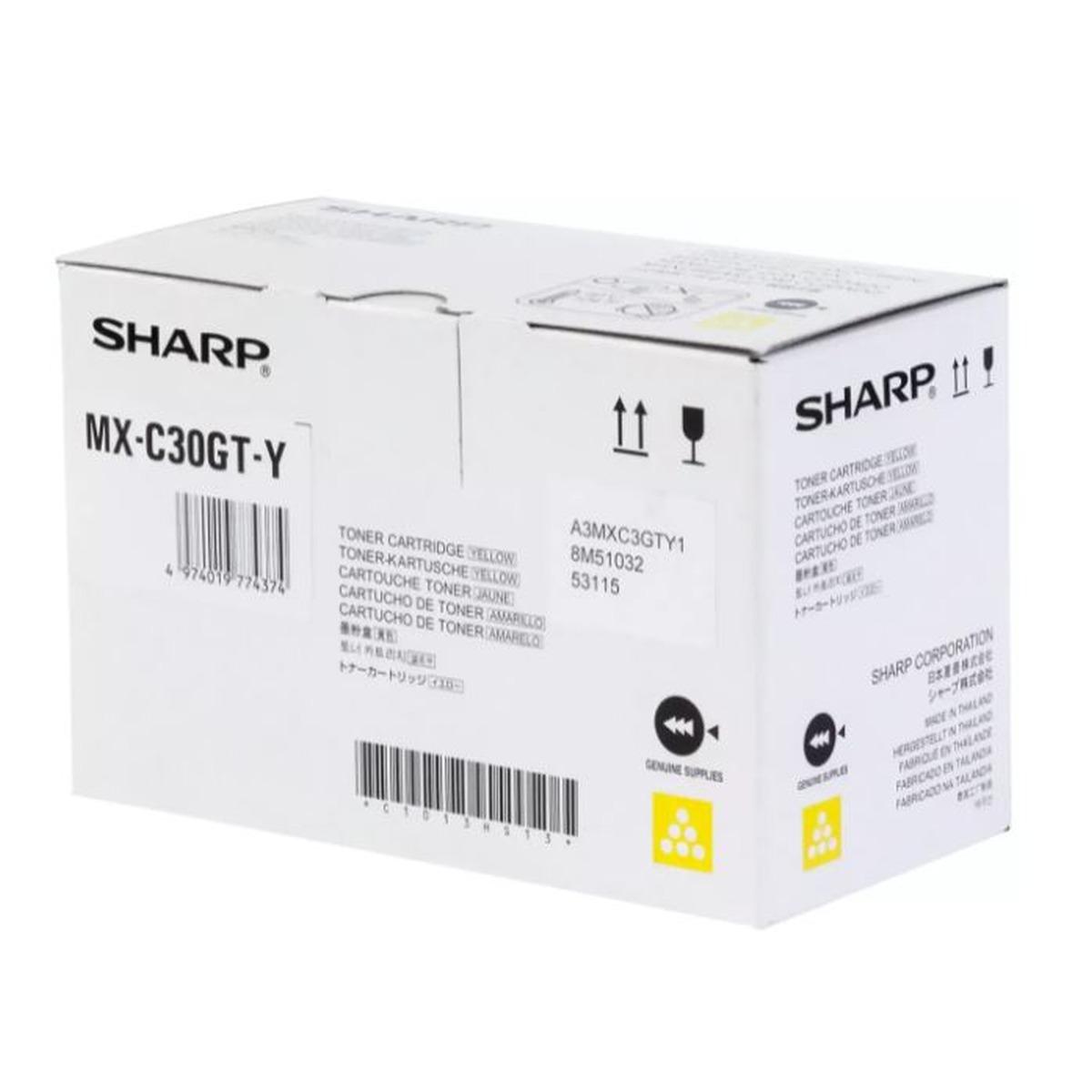 Toner Originale (MX-C30GTY) SHARP MX-C250 | 6K | GIALLO