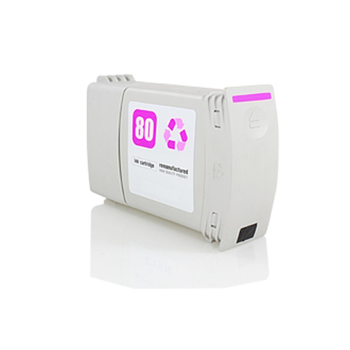 Cartuccia Plotter Compatibile (C4847A, 80) per HP DesignJet 1050C (350ml) MAGENTA