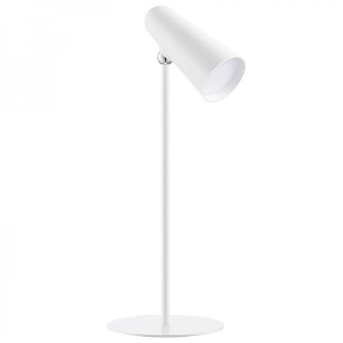 Xiaomi Lampada Flessibile Ricaricabile Lampada da Tavolo Multifunzione 100lm - 3 Modalità: Scrivania, Con Clip e Torcia - Temperatura Colore Fino a 5000K - Bianca