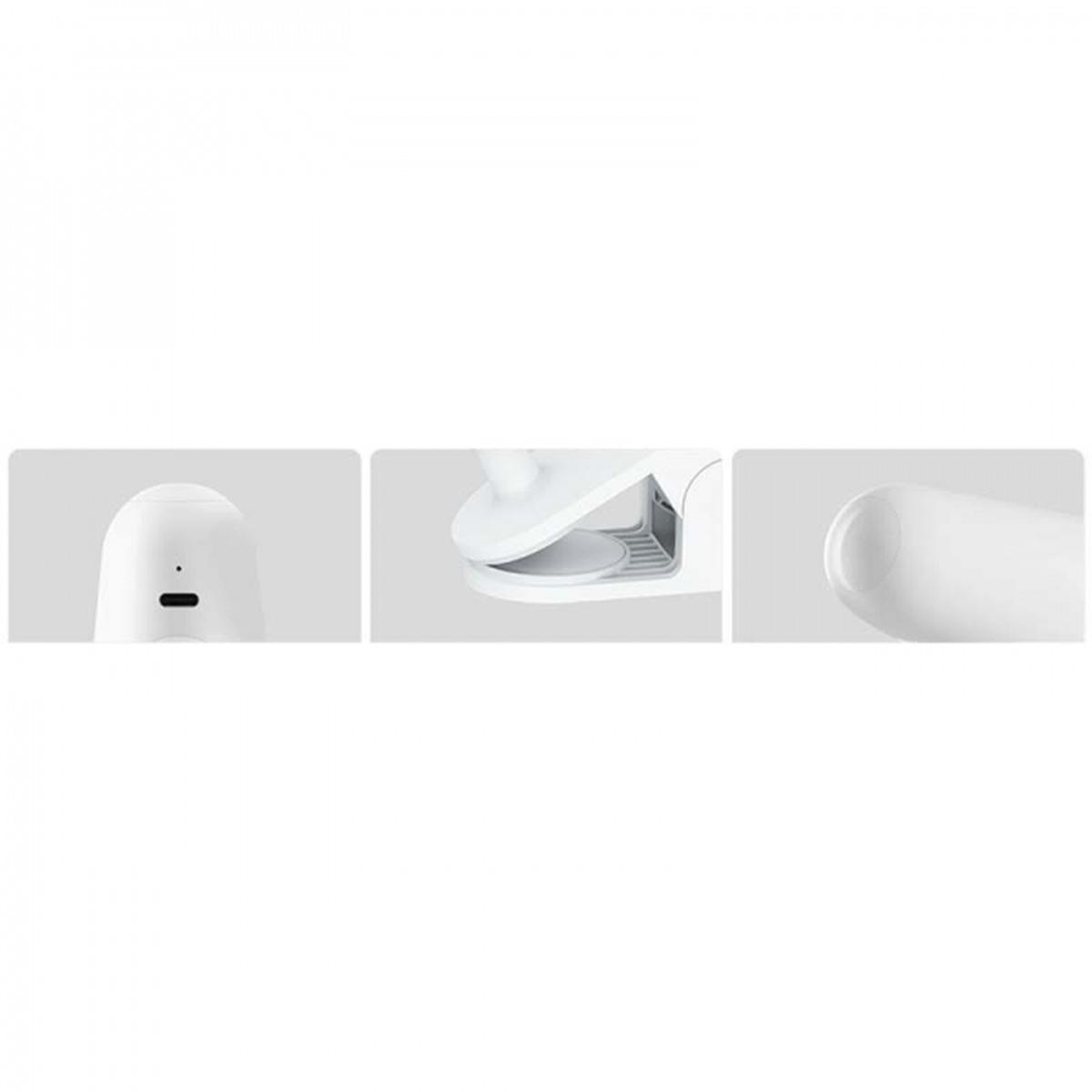 Xiaomi Lampada Flessibile Ricaricabile Lampada da Tavolo Multifunzione 100lm - 3 Modalità: Scrivania, Con Clip e Torcia - Temperatura Colore Fino a 5000K - Bianca