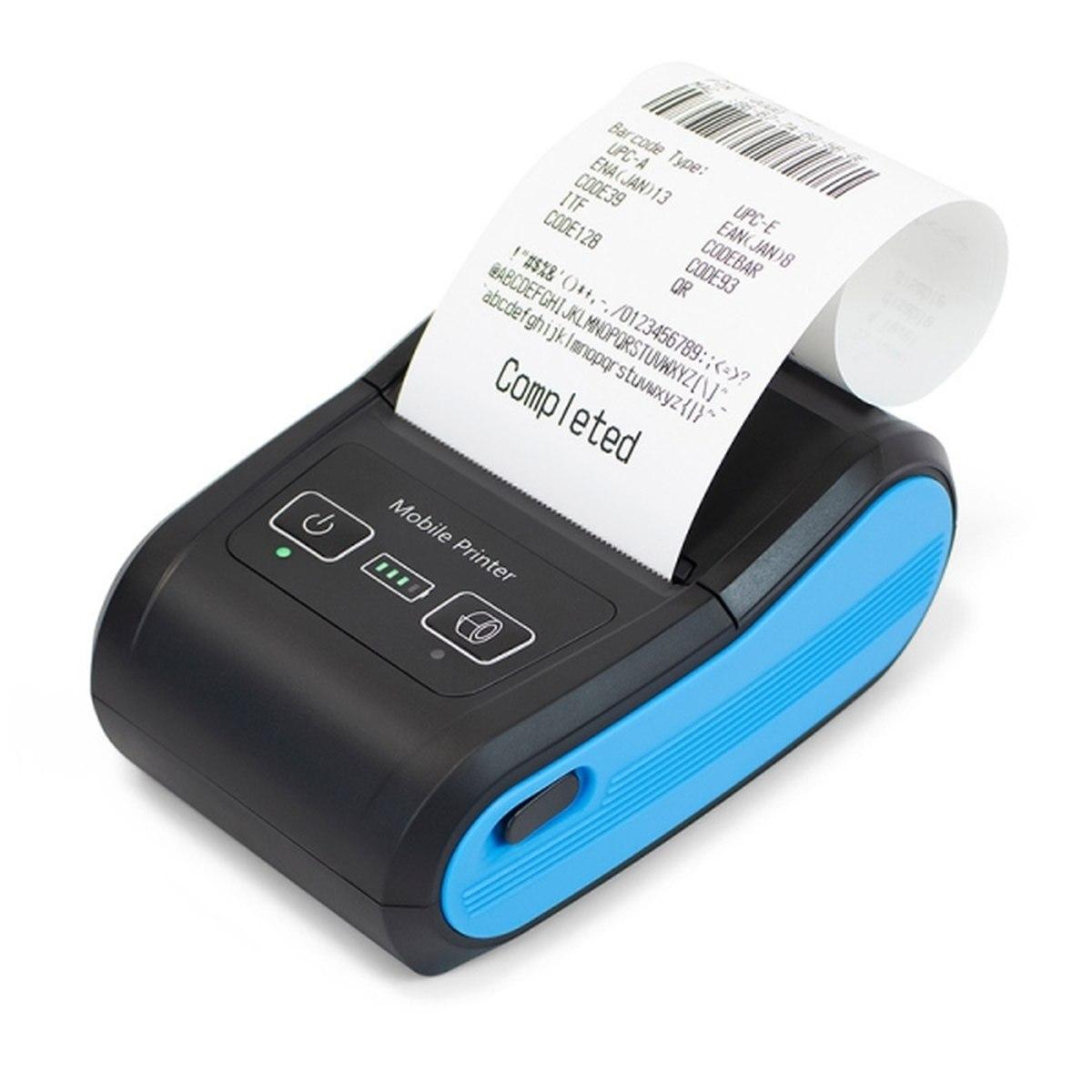 Stampante termica portatile per biglietti AVPos MP580R - 58 mm - Velocità 90 mm/s - BT e USB-C - Nero