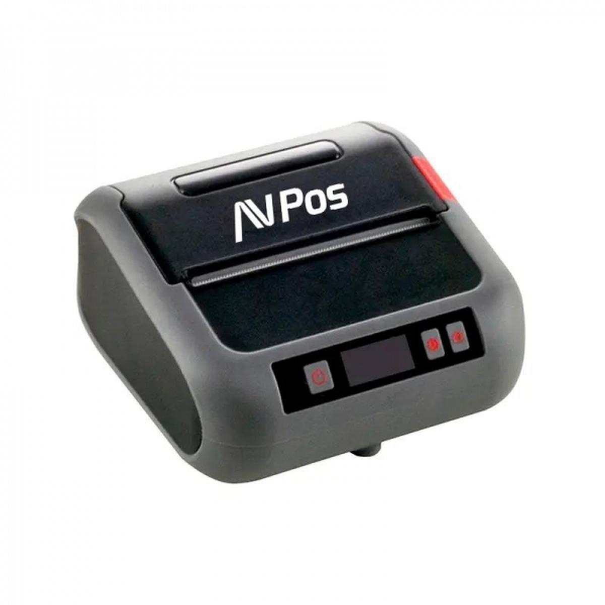 Stampante termica portatile per etichette AVPos AVP-MLP900W con custodia - Risoluzione 203 DPI - Velocità 70 mm/s - USB e WiFi - Nero
