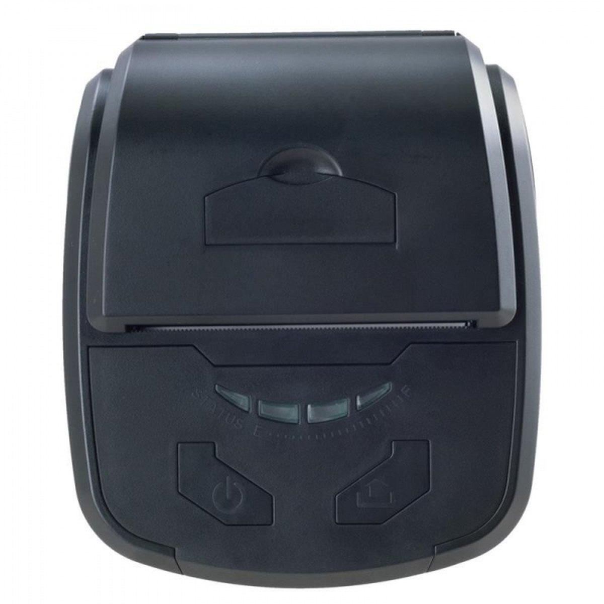 Stampante termica portatile per biglietti AVPos AVP-MP800R - Robusta - 80 mm - Velocità 70 mm/S - Custodia protettiva - BT e USB - Nero