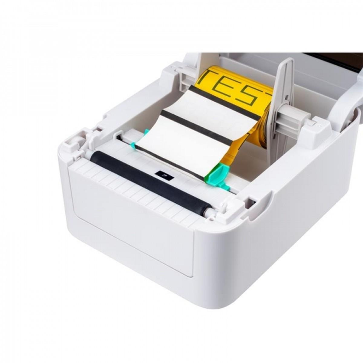 Stampante termica per etichette AVPos AVP-E42 - Risoluzione 203 DPI - Velocità 152 mm/s - USB - Colore bianco