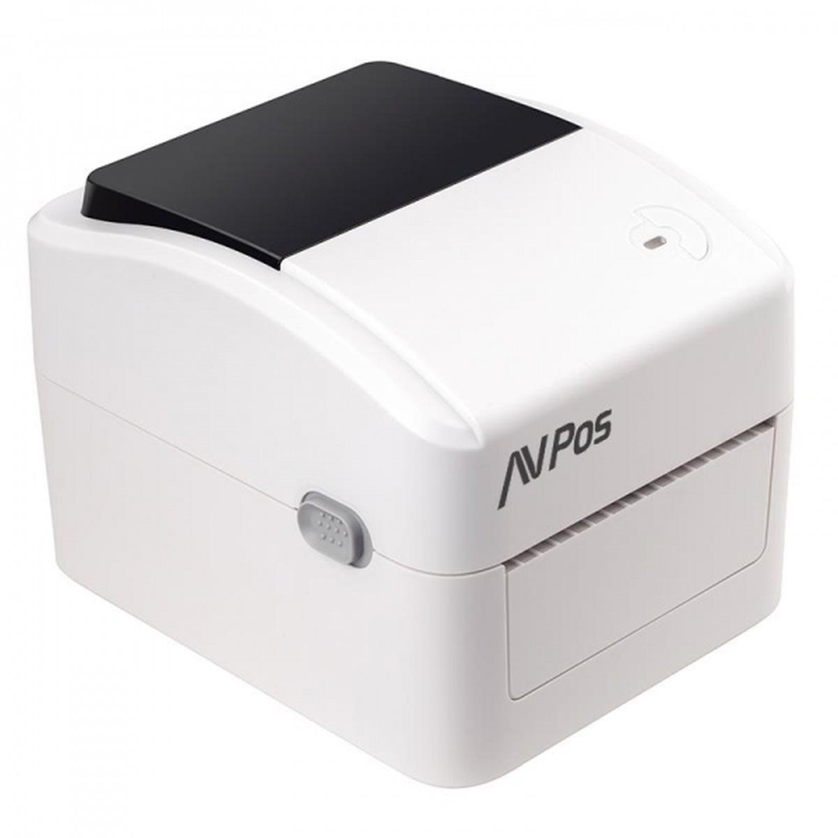 Stampante termica per etichette AVPos AVP-E42 - Risoluzione 203 DPI - Velocità 152 mm/s - USB - Colore bianco