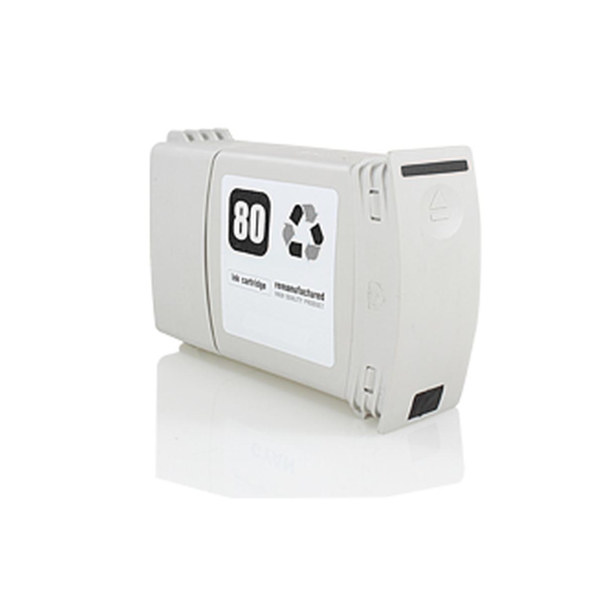 Cartuccia Plotter Compatibile (C4871A, 80) per HP DesignJet 1050C (350ml) NERO