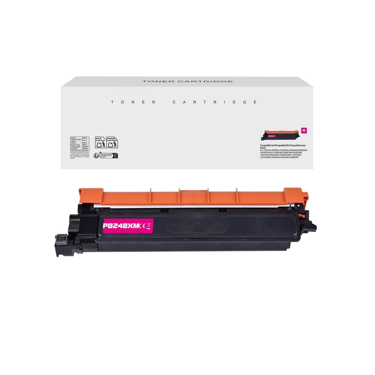 Toner Compatibile (TN-248XLM, 248XL) per BROTHER MFC-L8390CDW (2,3K) MAGENTA
