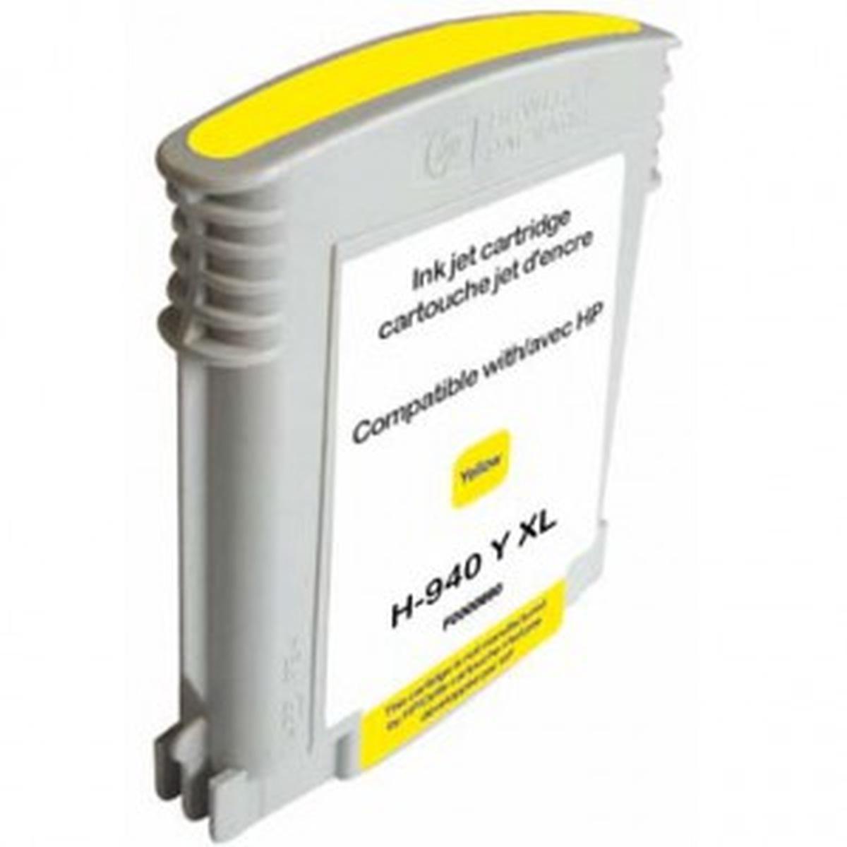 Cartuccia Plotter Compatibile (C4909AE, 940XL) per HP Officejet Pro 8000 (28ml) GIALLO