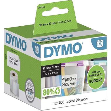 Etichette BIANCHE DYMO (57x32) (S0722540, 11354) 1000 pcs