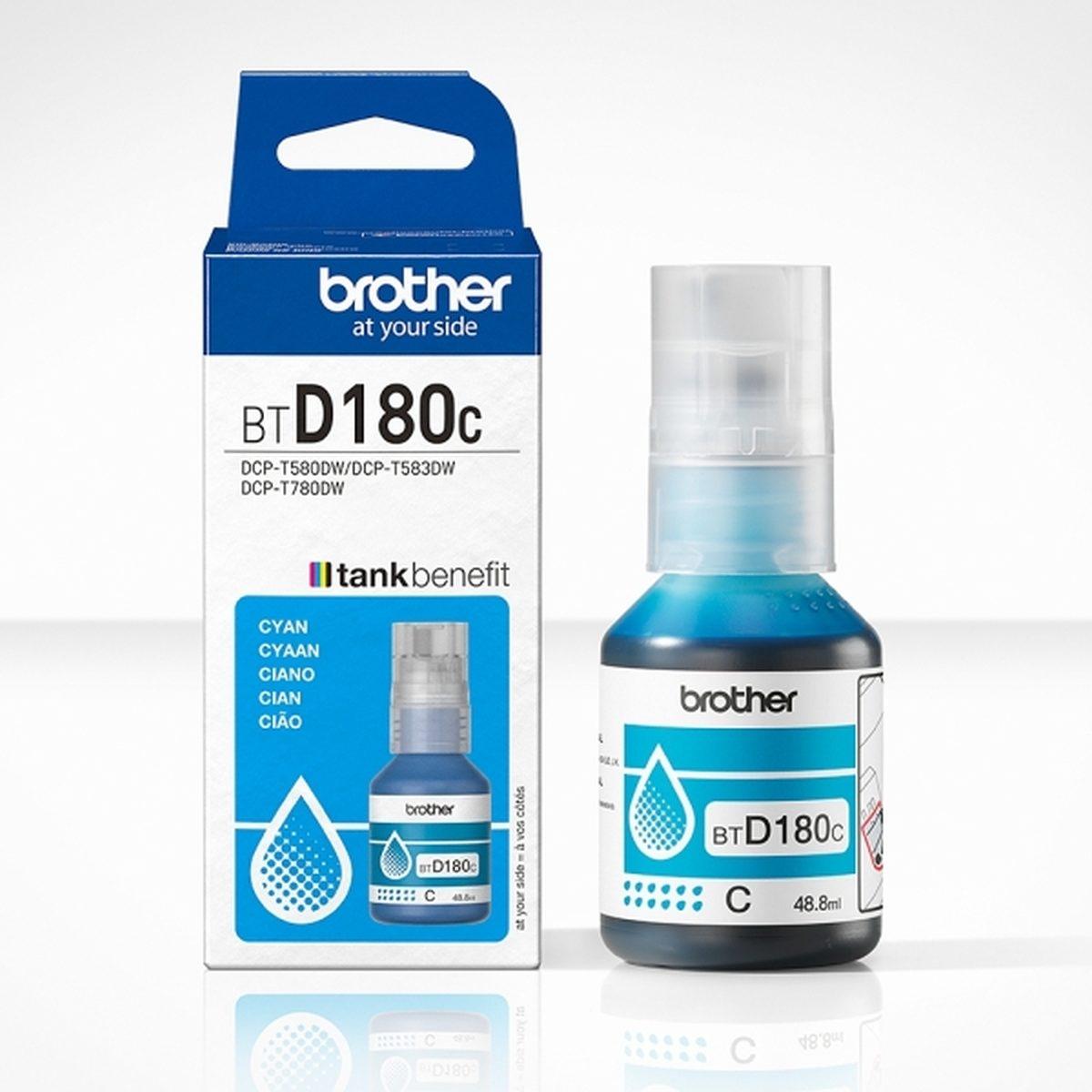 Bottiglia d'inchiostro Originale (BTD180C) BROTHER DCP-T780DW | CIANO