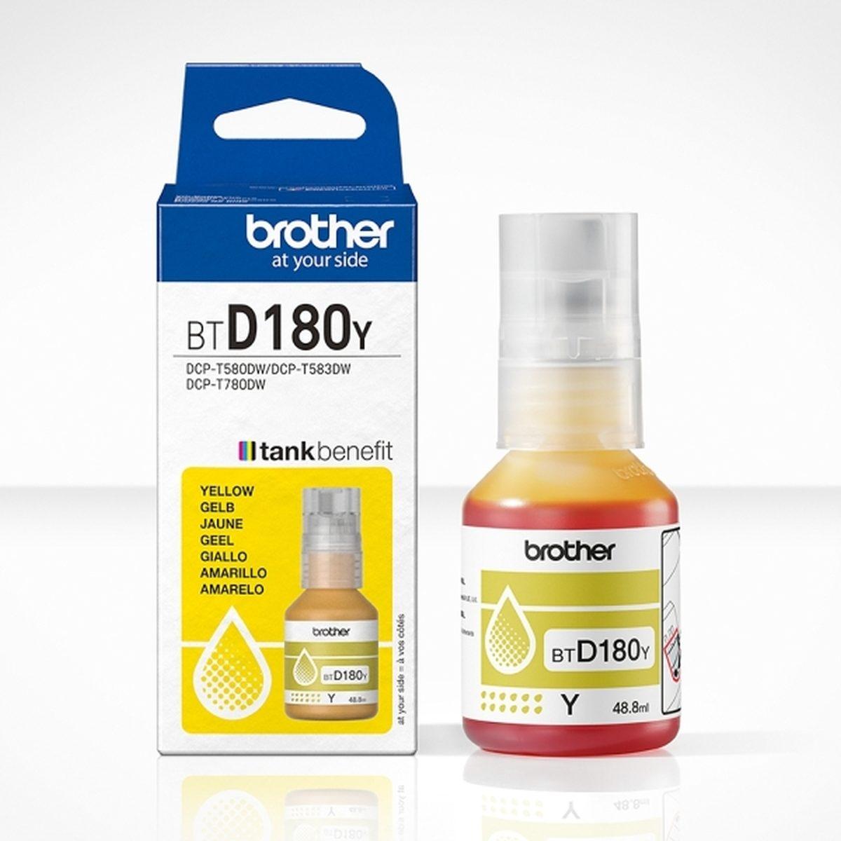 Bottiglia d'inchiostro Originale (BTD180Y) BROTHER DCP-T780DW | GIALLO