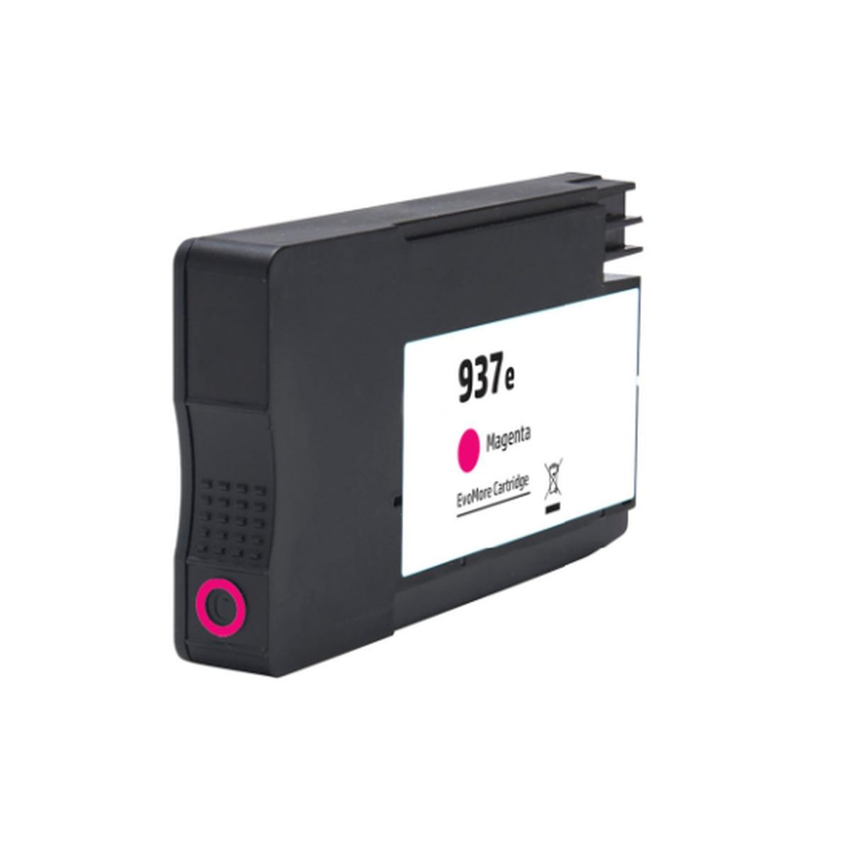 Cartuccia Compatibile (4S6W7NE, 937e) per HP OfficeJet Pro 9110b All-in-One (1,65K) MAGENTA (Chip rinforzato contro aggiornamenti)