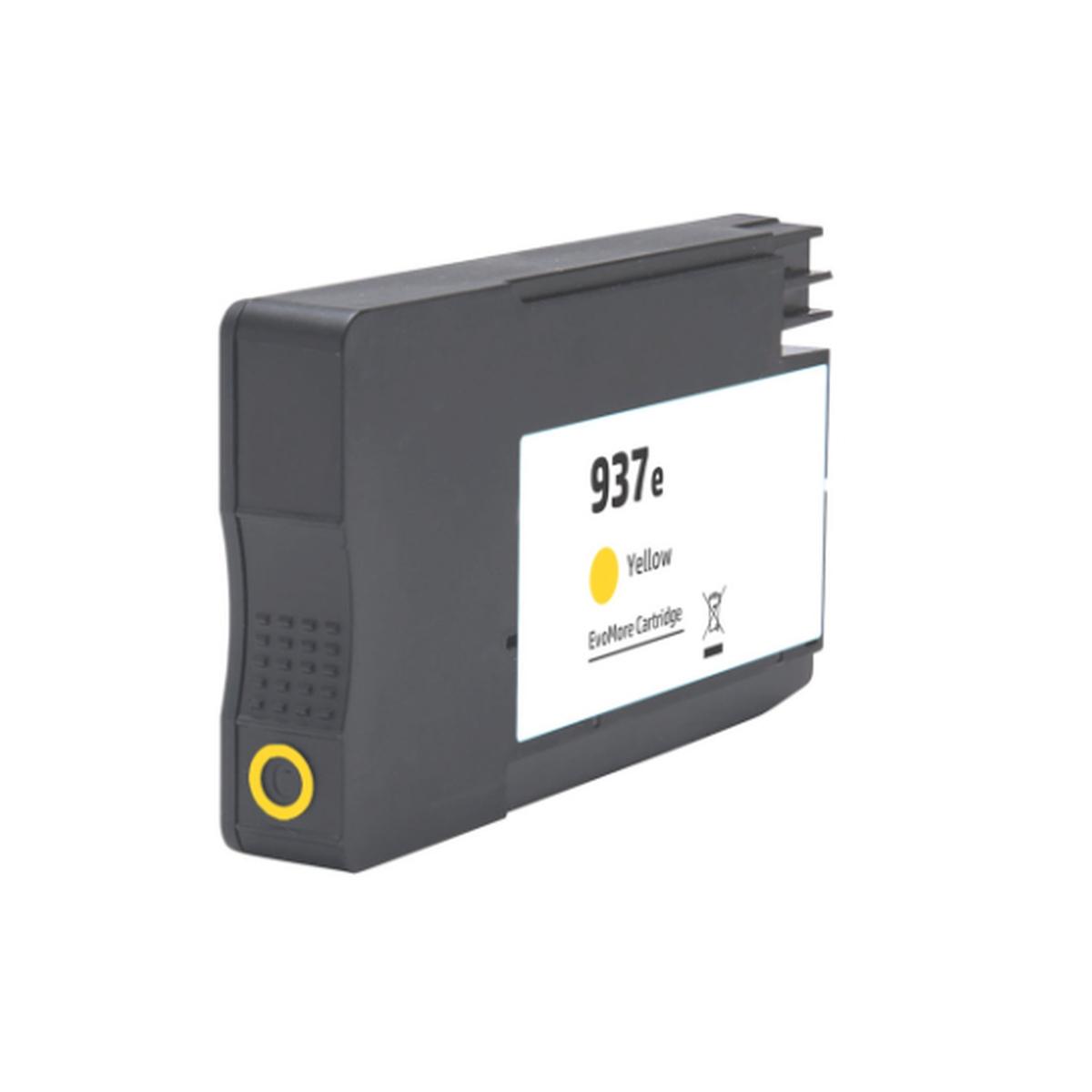 Cartuccia Compatibile (4S6W8NE, 937e) per HP OfficeJet Pro 9110b All-in-One (1,65K) GIALLO (Chip rinforzato contro aggiornamenti)