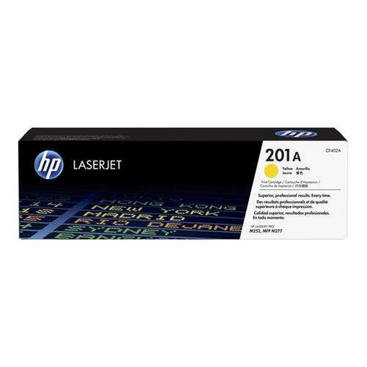 Toner Originale (CF402A, 201A) HP Color LaserJet Pro M252n (1,4K) GIALLO