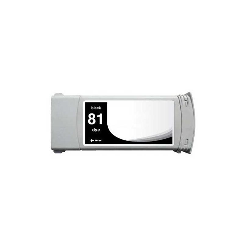 Cartuccia Plotter Compatibile (C4930A, 81) per HP DesignJet 5000 (680ml) NERO