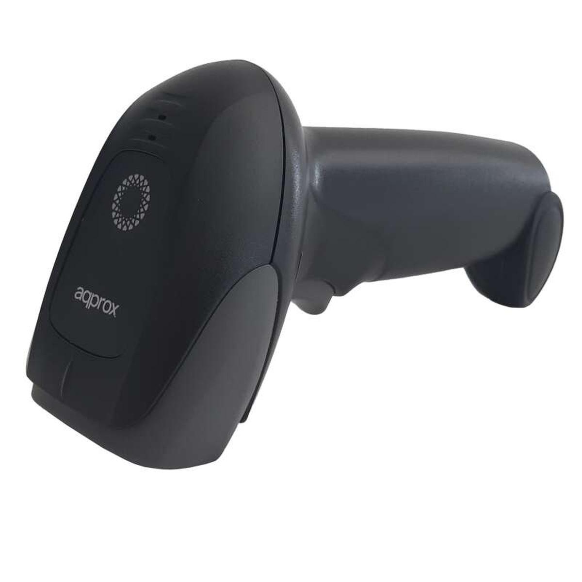 Lettore di codici a barre USB 1D - Indicatore LED, cicalino - Velocità 300 volte al secondo - Nero